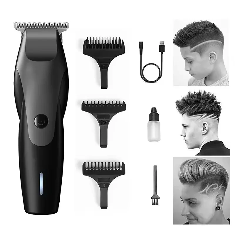 Buy Professional Wireless Electronic ABS Barbers Shop Trimmer Waterproof  Head Hair Cutting Trimmers For Man