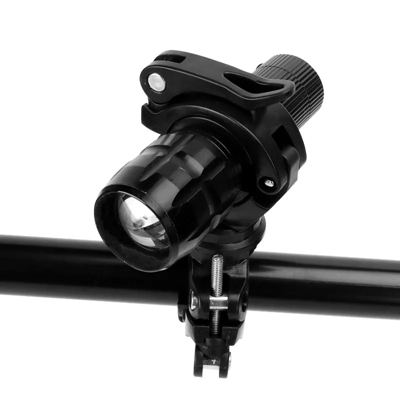Light Holder flashlight light clamp headlight holder fixed bracket clamp mountain bike_0
