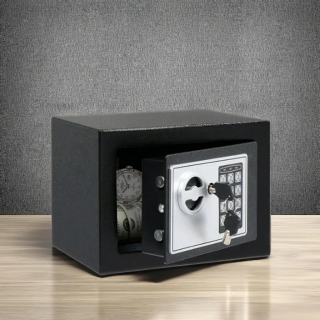 Mini Digital Metal Money Safe Electronic Box Fireproof Security Safe box for cash Hotel Safe Box Safety Kids Mini