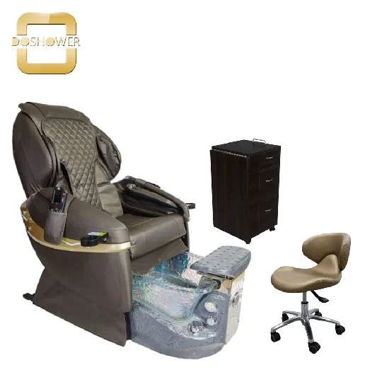 Full- body massage chair pedicure equipment for slide back armrests foot spa chair of USB ports pedicure ideas design