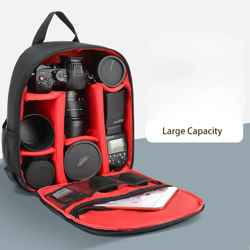 Idle small photo bag wear-resistant small camera bag waterproof SLR camera bag waterproof photography Back pack Camera Backpack