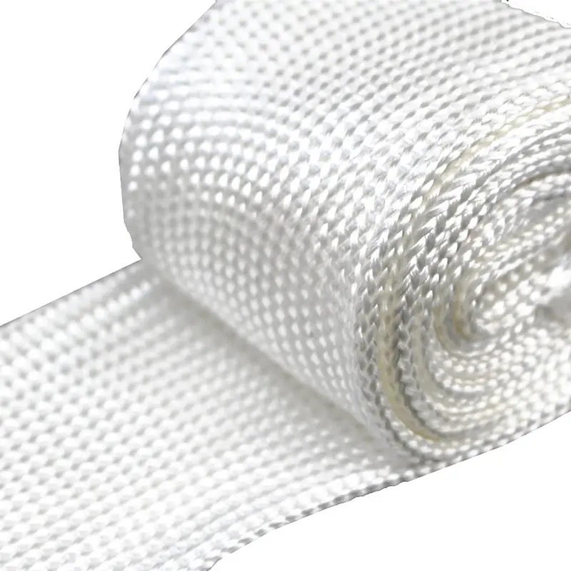 High Temperature Braided Biaxial Fiberglass sleeving