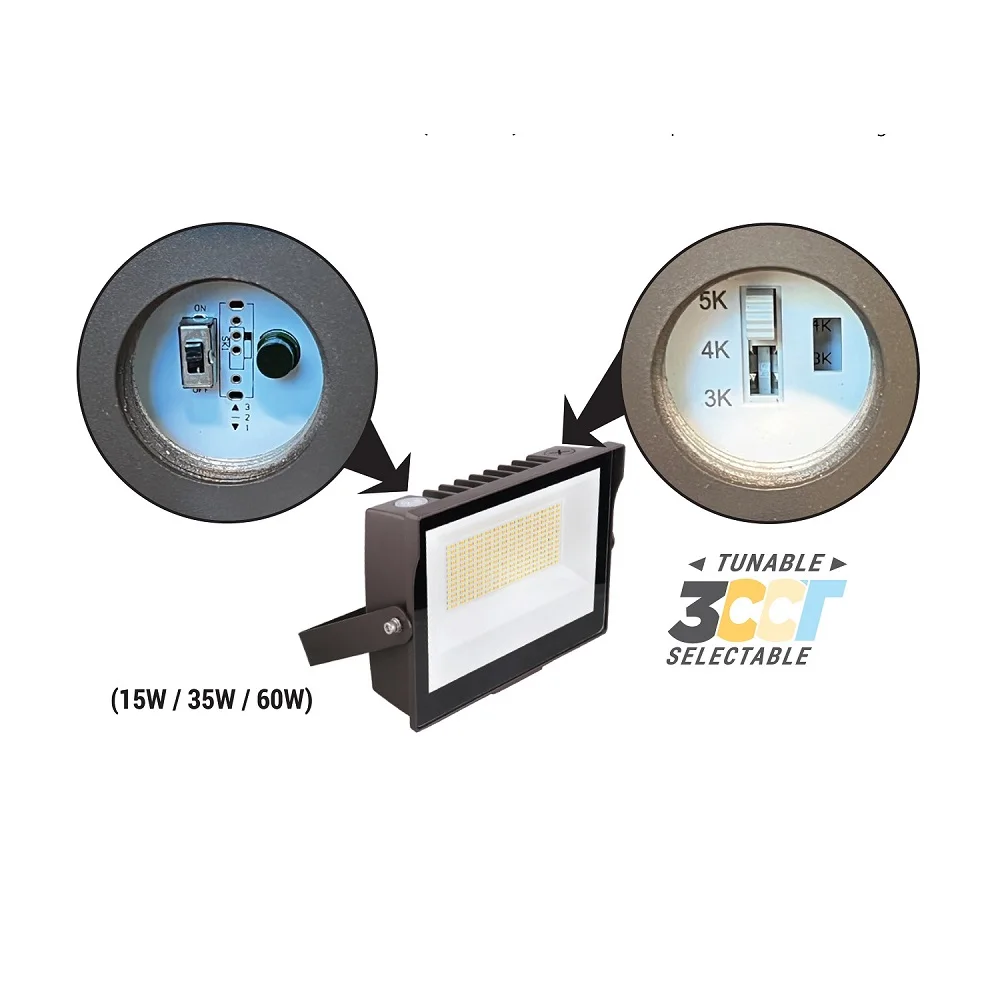 fast shipping led flood light fixture 15w 35w 60w 3CCT outdoor security stadium light garden landscape lighting