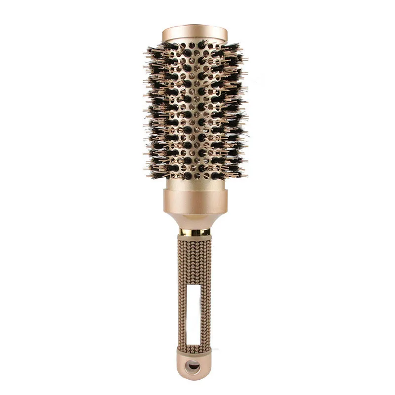 Professional round hair brush nano technology ceramic loop ceramic round ionic hair brush round for drying hair