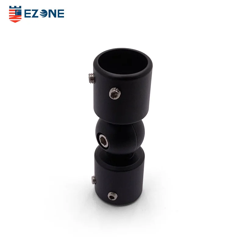 Heavy Brass Curtain Rod Corner Connector Elbow Black Modern Design for Hotel Bath Hardware Set