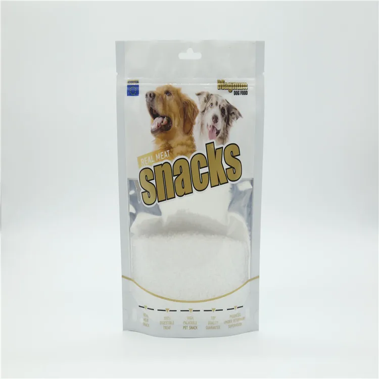 Flat bottom Resealable Pouch Pet Food Packaging Manufacturer For Premium Pet Food 15kg 20kg of Dry Dog Food Bag For Pets