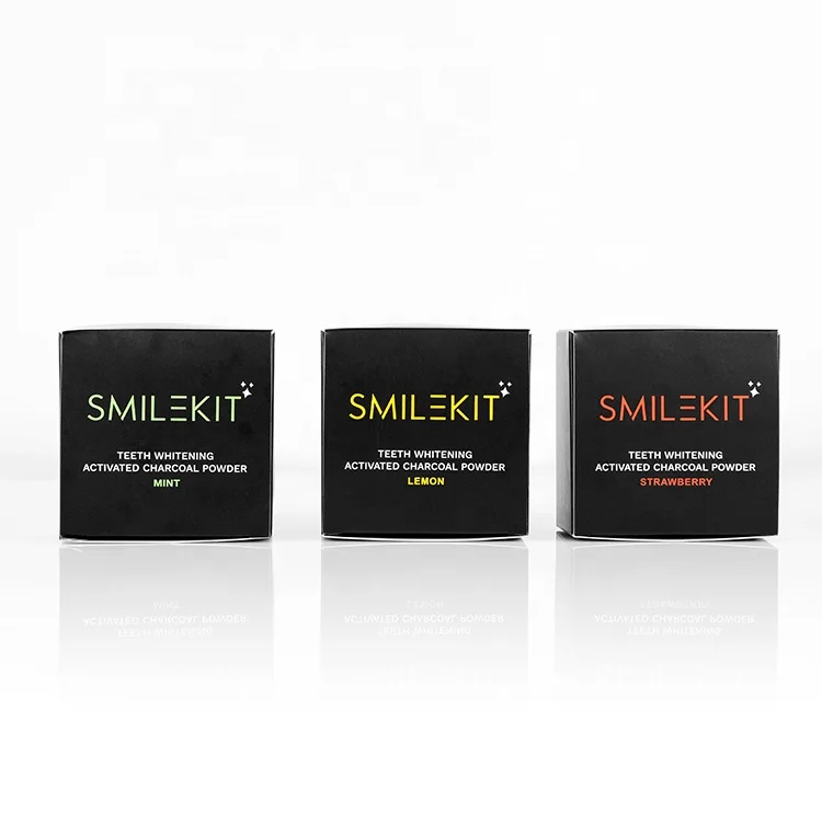 Smilekit 30g Minty/Strawberry/Lemon Home Use Tooth Powder Whitening Tooth Cleaning Powder Teeth Powder