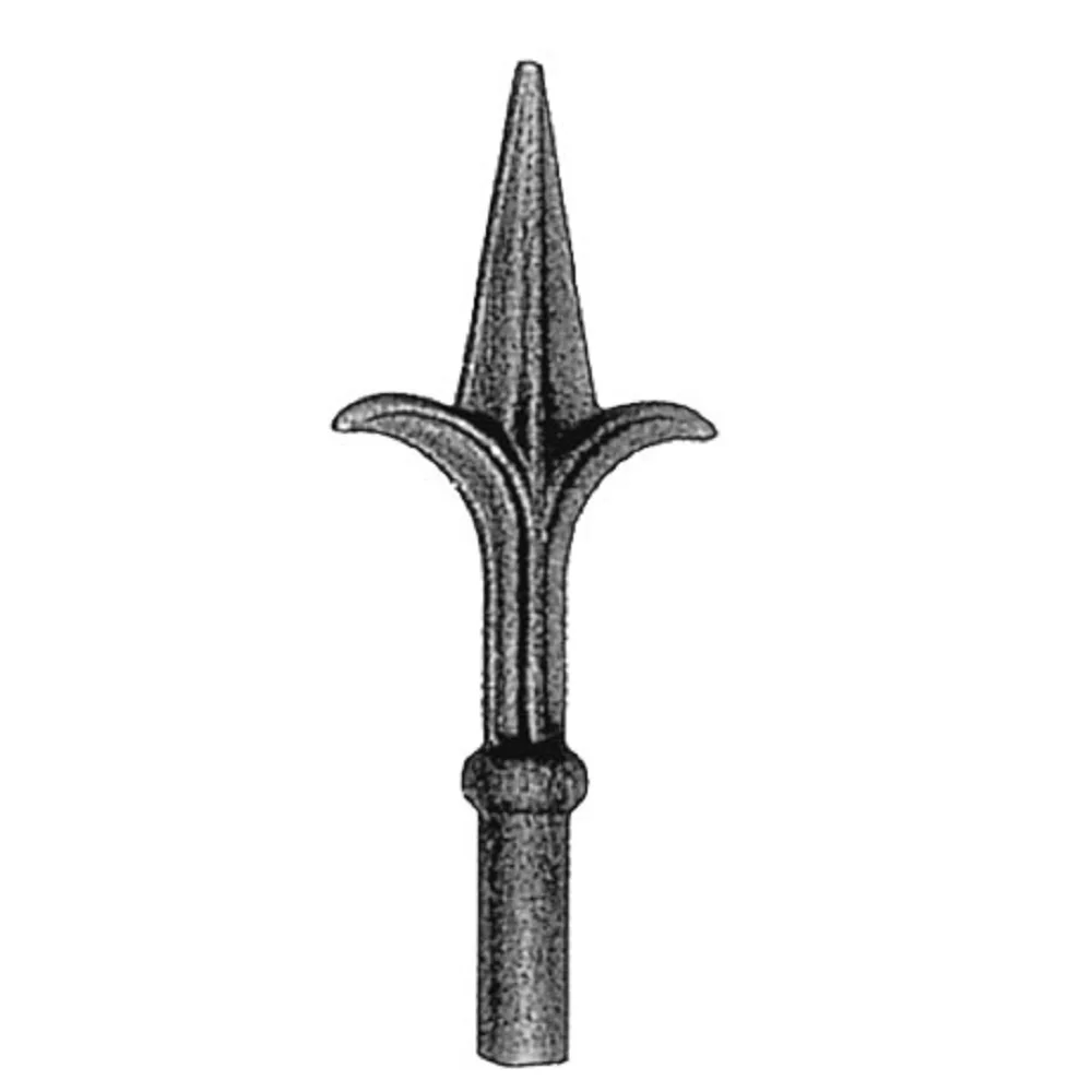 The most complete high-quality forged spear points for fence manufacturing wrought iron components