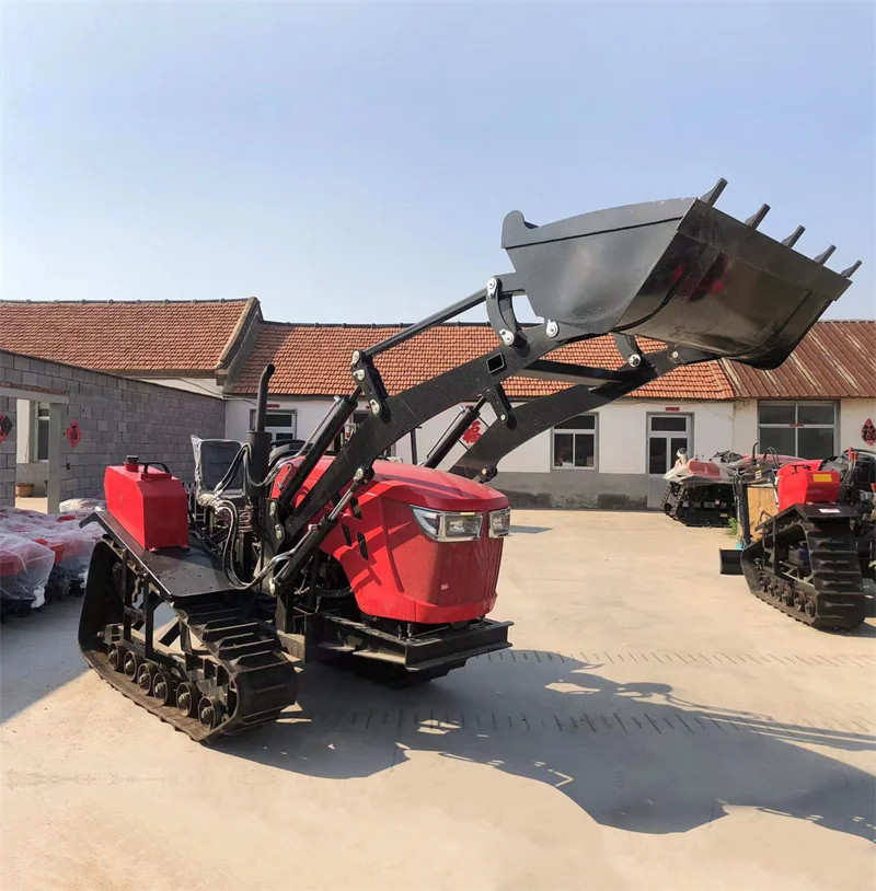 Agricultural Farm Rotary Machine 60hp 80hp Cultivators Garden Crawl Mini Tractor