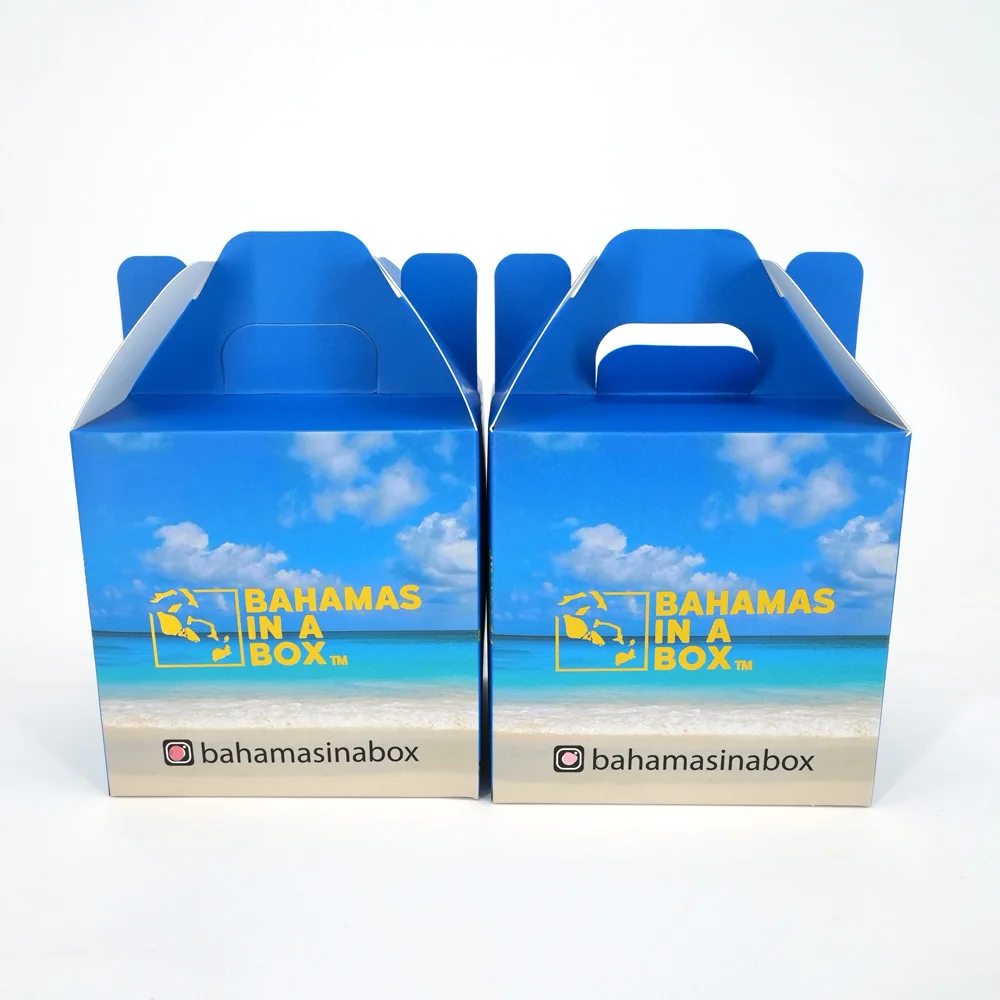 Custom all sides printed eco-friendly material corrugated packaging gift boxes