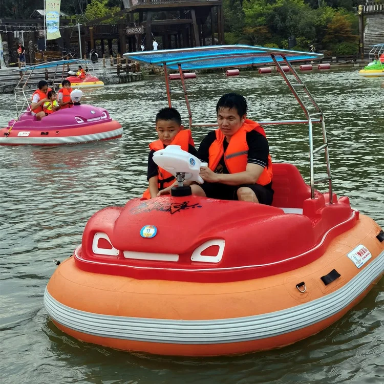 Factory price adult electric motorized water bumper boat for sale