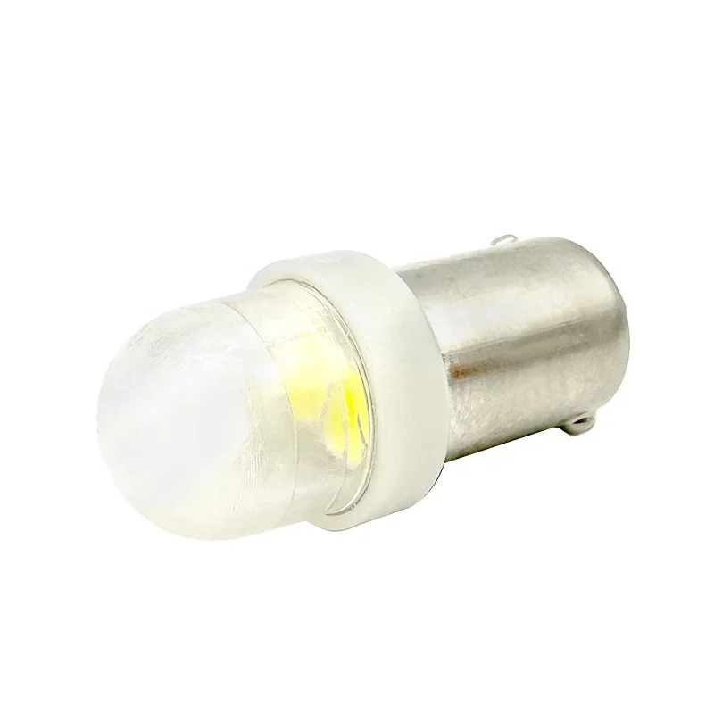 ADT Warm White #47 Bayonet non flickering 2 Leds 5630SMD clear ac dc led 6.3 volt BA9S #44 Pinball led lights