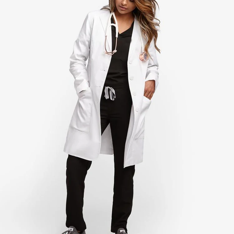 Medical Workwear Nurse Hospital Uniform Lab Coat High Quality Hospital Uniforms White Lab Coat For Lab Coat Medical Uniform