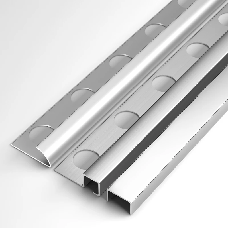 Winsen Factory Stainless Steel Tile Trim For Wall Floor Furniture Decoration Stainless Steel Tile Edge Trim Metal Tile Corner
