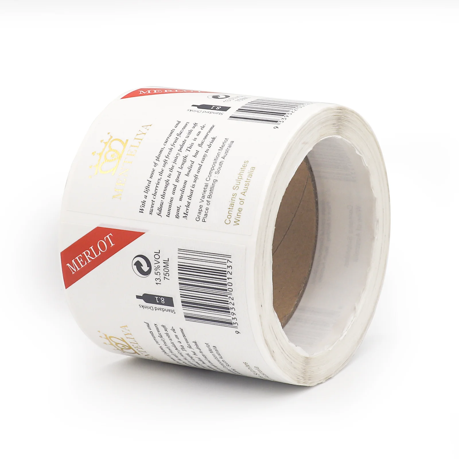 Пользовательская печать прозрачная водка этикетка наклейки