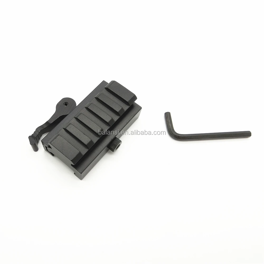 5 slots Low Profile Picatinny Riser Mount with Quick Release