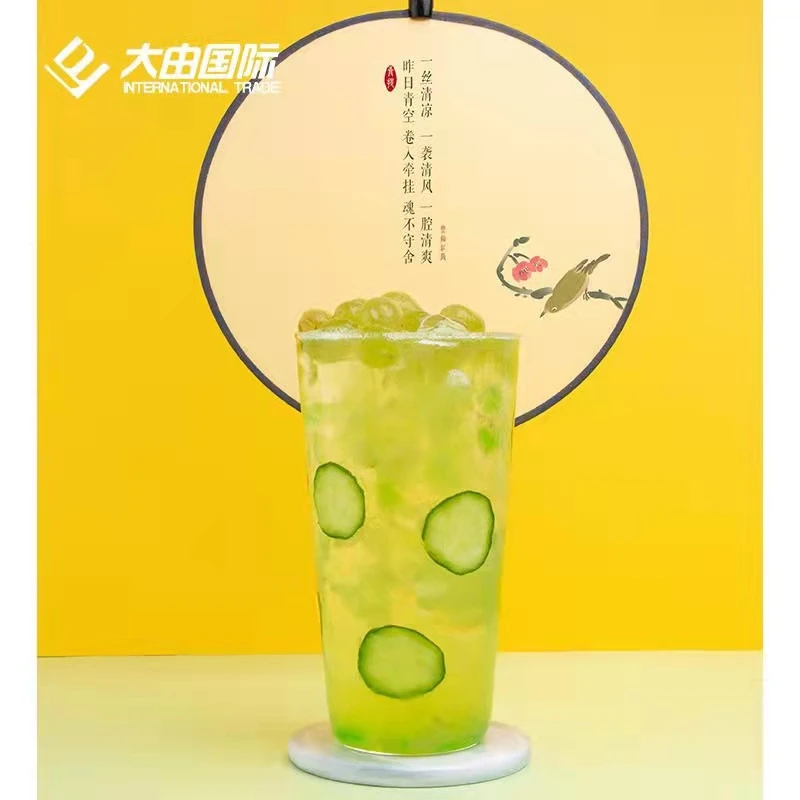 Very popular green grape aloe jam rich aroma real pulp green grape aloe jam for sale