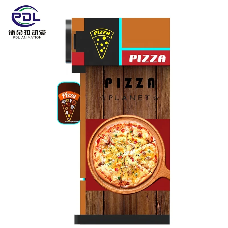 200 Capacity Unmanned Store Pizza Vending Machine Muti-Fuction Portable Electric Oven Heating Making Pizza Vending Machine