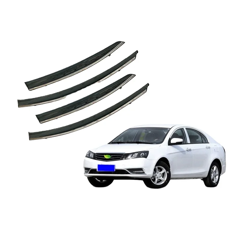 Rain Guards for GEELY EMGRAND EC7-RV 2010-2022 Tape-On Car Side Window Vent Deflectors Visors Wind Vent Deflector