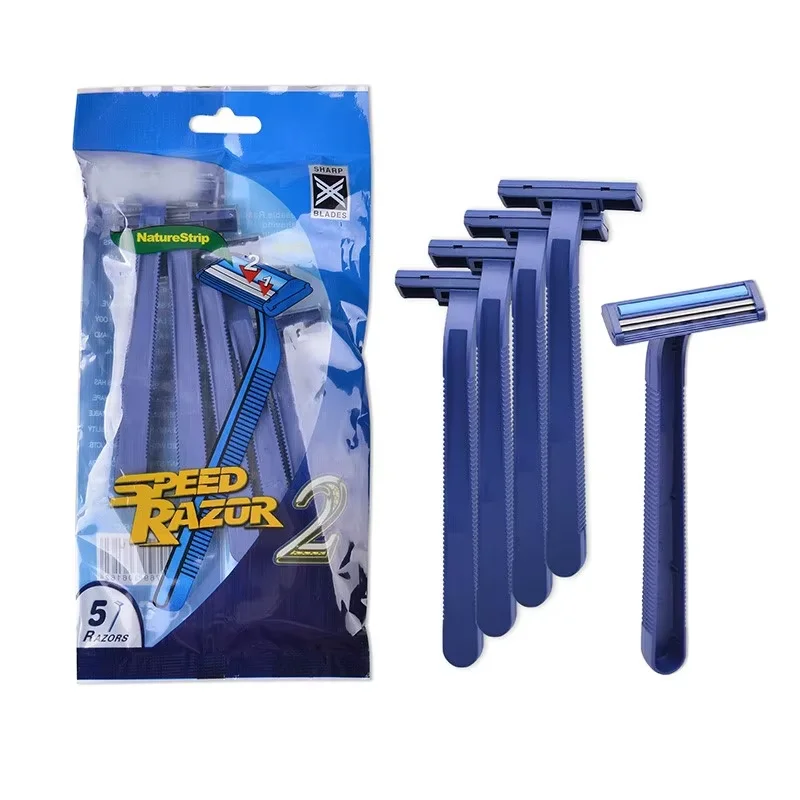 Hot sale Super Cheap men shaving razor twin blade fixed head Disposable double edged Razors for hotel