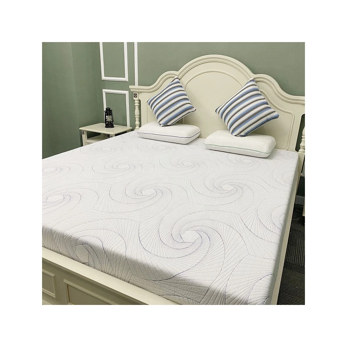 High Quality Popular Design Polyester Jacquard Knitted Fabric for Mattress Pad Mattress Protector
