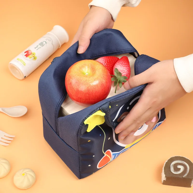Cartoon Lunch Cooler Bag Insulated Lunchbox Kids Lunch Box Bags For kids women gril