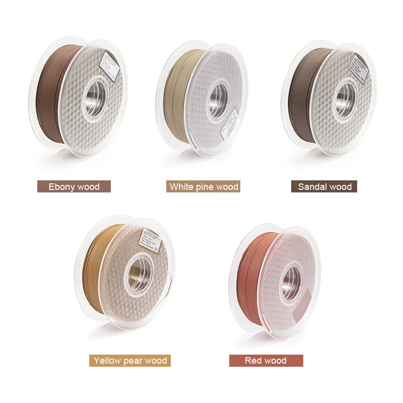 High quality iSANMATE wood filament with 20% wood powder wood effect filament with multi colors and factory wholesale price