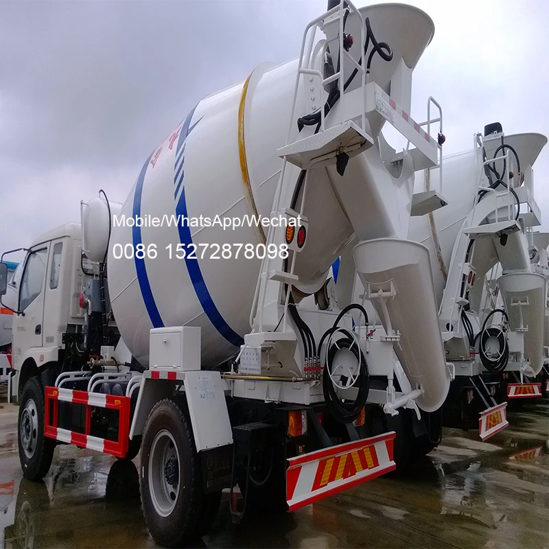 FOTON FORLAND 4x2 4x4 RHD 5m3 Concrete Agitator Cement Mixer Truck Concrete Mixer Truck For Sale