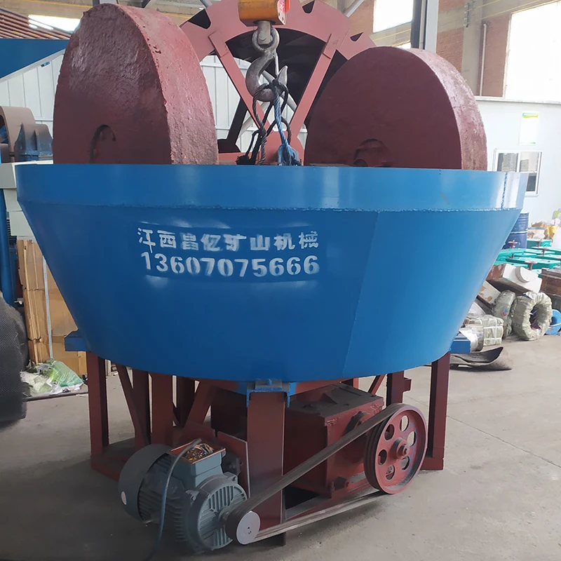 2024 Hot Sale China Wet Pan Mill for Gold Copper Silver Ore Grinding Mill Wet Pan Mill Price