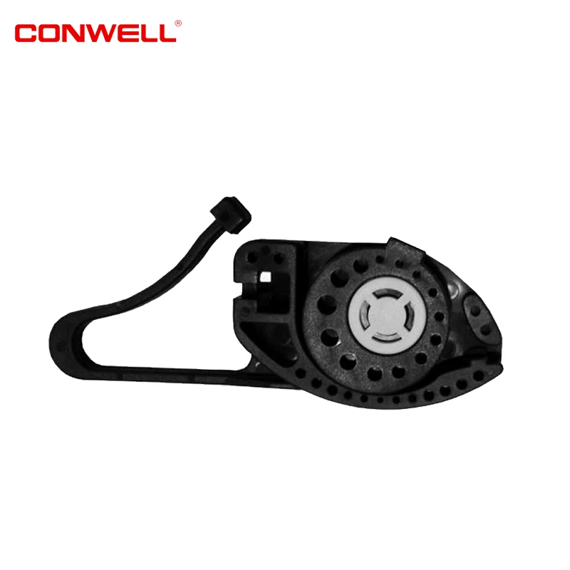 Fiber optic drop cable clamp is used for fixing the FTTH drop cable