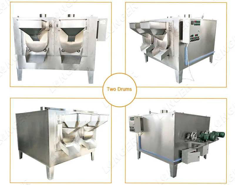 50Kg Batch Cacao Roaster Cocoa Bean Roasting Machine Promotion List