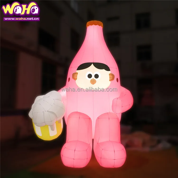 Giant Inflatable Bottle Inflatable Nutella Jar Custom Made inflatable Chocolate Sauce Can For Advertisement