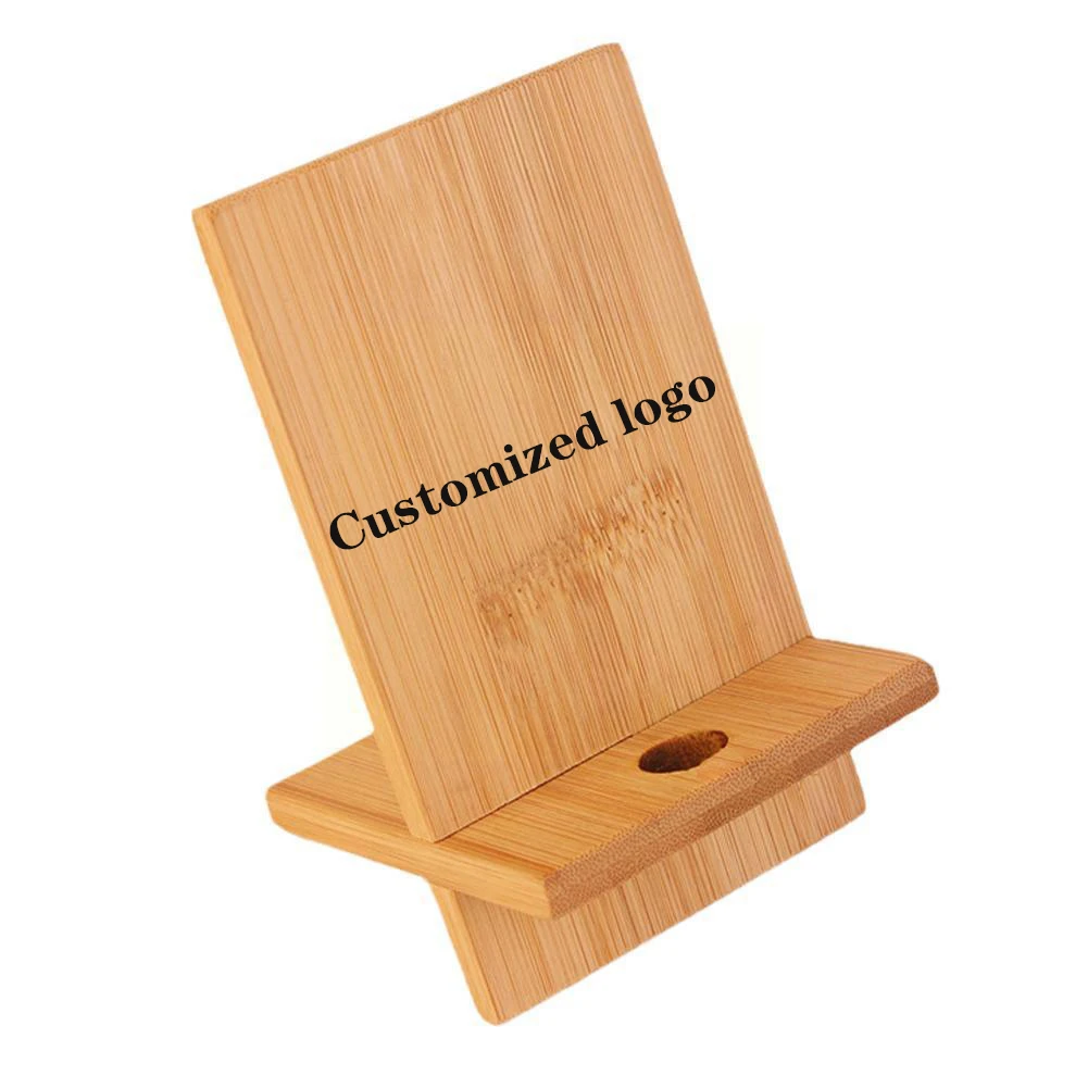 Лидер продаж, деревянная бамбуковая подставка для телефона, подставка для мобильного смартфона, подставка для планшета, подставка для настольных телефонов, подставка для сотовых телефонов