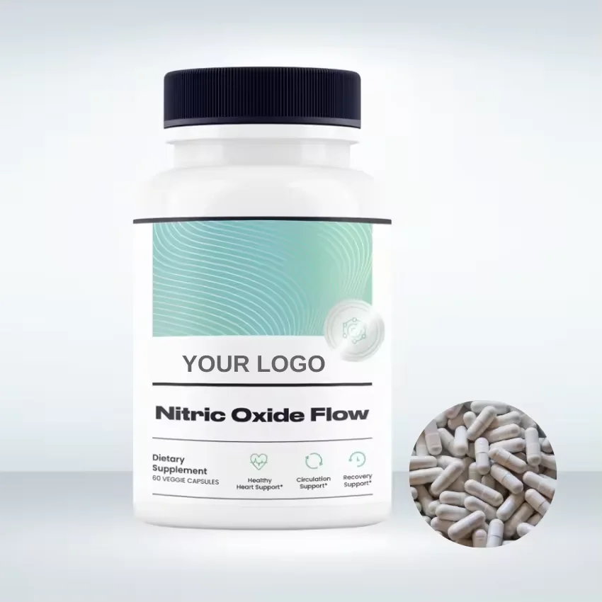 OEM Nitric Oxide Booster Capsules L Arginine Citrulline Pre Workout Nitric Oxide Supplement Nitric Oxide Flow Capsule
