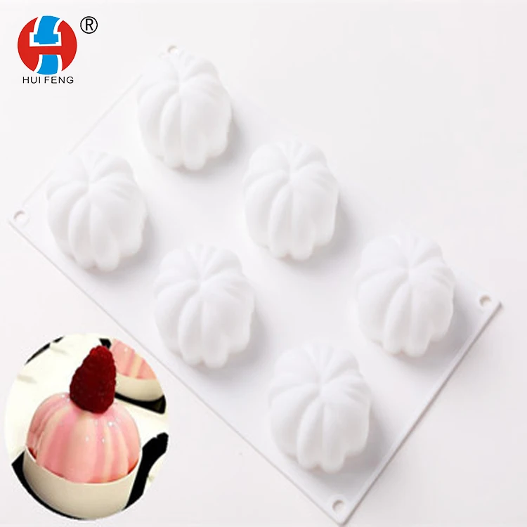 Новая форма для тыквенного Мусса из 6 предметов и форма для торта в виде тыквы на Хэллоуин и инструмент для выпечки