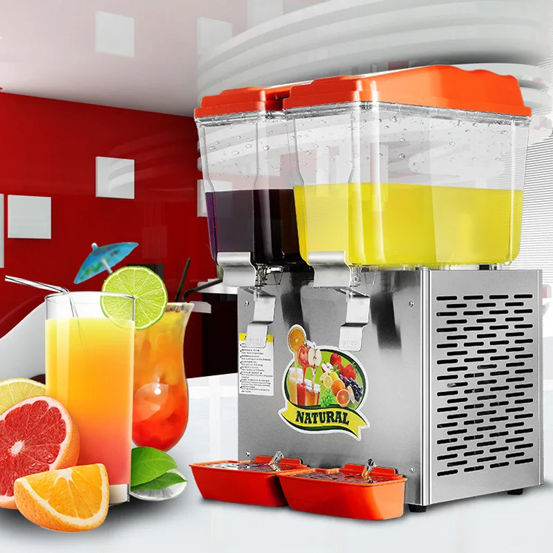 Commercial Refrigerator Cold Water Kettles Ice Milk Juice Drink Dispenser For Hotel Buffets