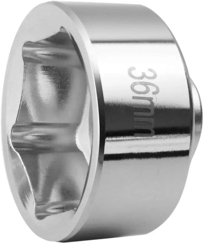 24 27 29 30 32 36 38mm 7 Pieces Oil Filter Removal Socket Wrench Tool Socket Set