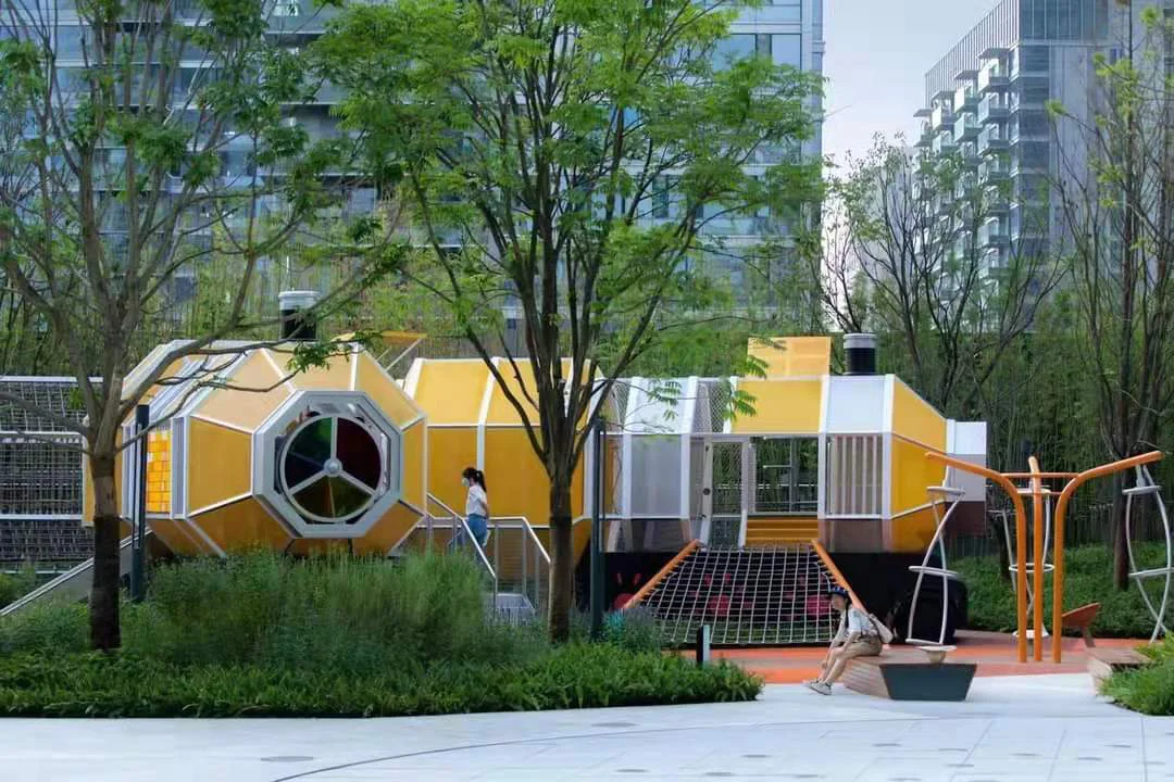 Профессиональная высококачественная игровая площадка на заказ, детская игровая площадка, оборудование для развлечений на открытом воздухе, горка из нержавеющей стали для скалолазания