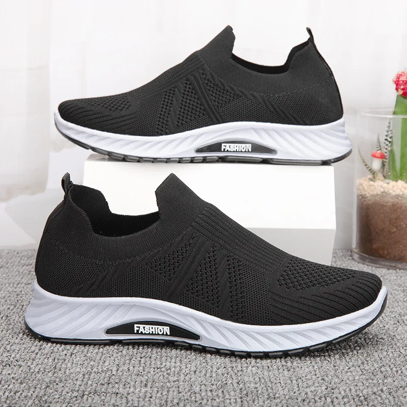 2024new fashion daily wear anti-slip rubber out-sole men loafers fashion sneakers running sports casual shoes for men
