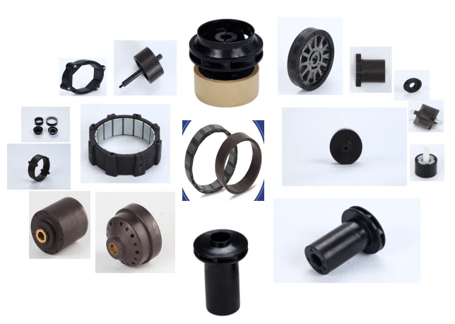 Strong Magnet Material diametrically cheap  neodymium hot sale magnet rotor Bonded NdFeB Neodymium Magnetic ring for Motor