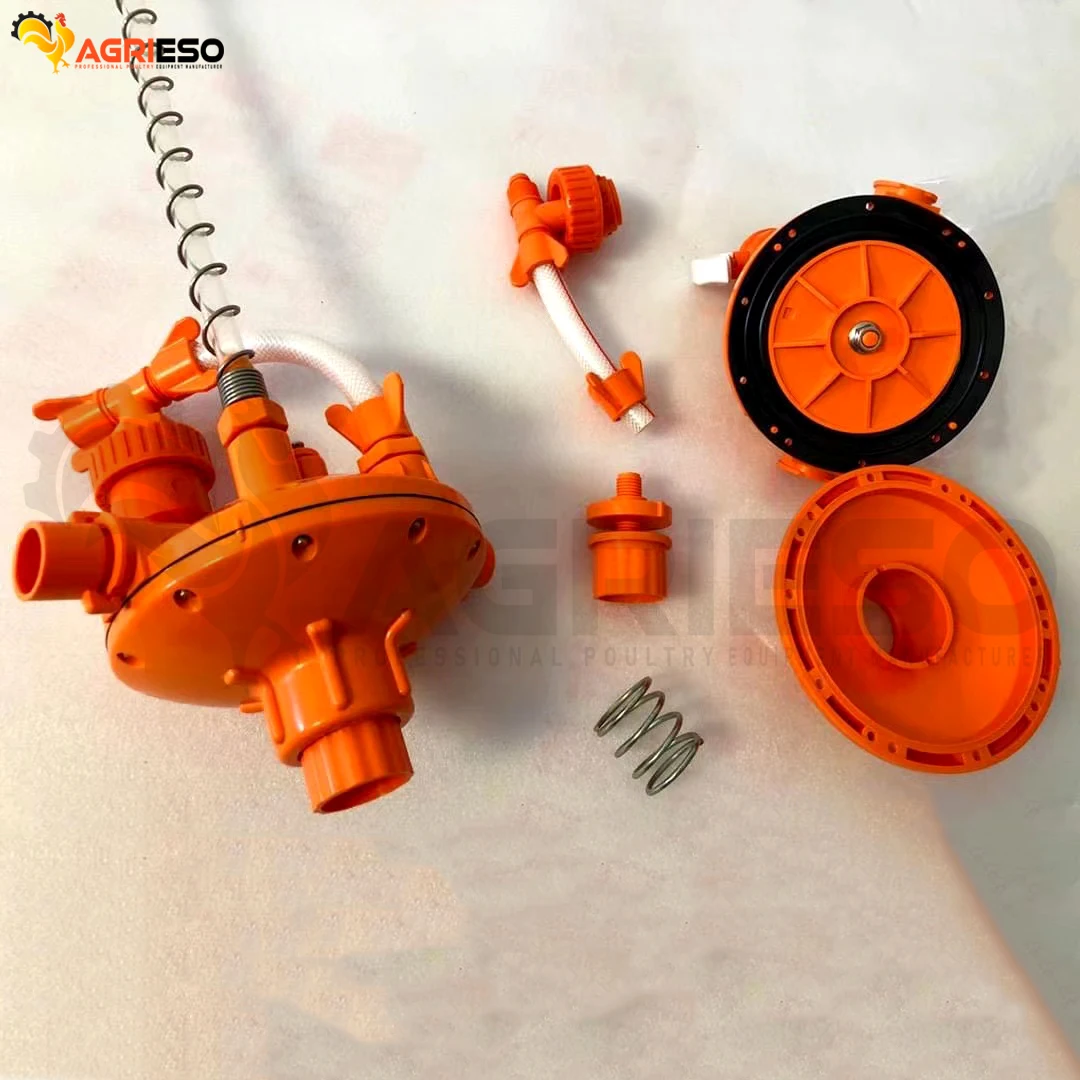 Регулятор давления воды AGRIESO для птицы автоматический подъемник слоев бройлера соска питьевая линия