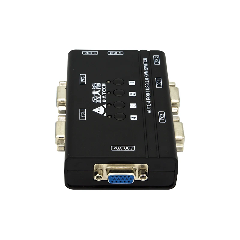  OEM ODM ручная пресс-форма для цены по прейскуранту завода-изготовителя с 4 usb портами зарядки электроники KVM переключатель