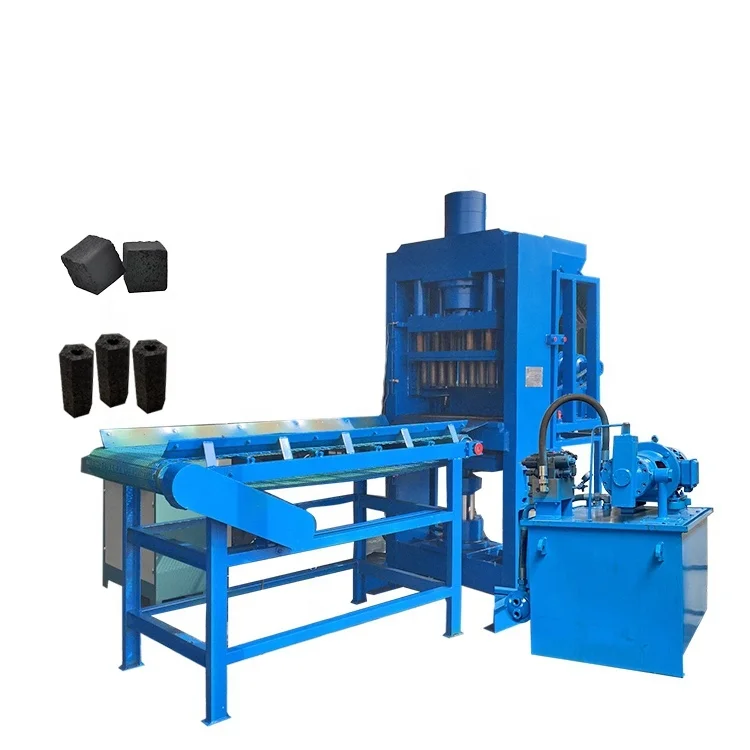 Hydraulic hookah charcoal making machine cube charcoal production line Shisha charcoal production