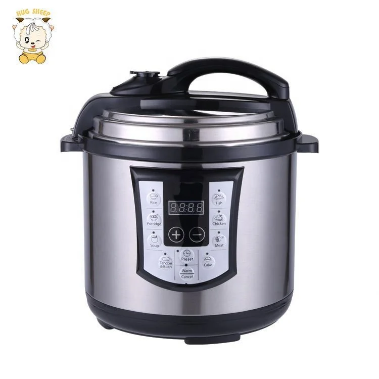 Bestselling stainless steel liner multifunctional electric pressure cooker 4L-12L