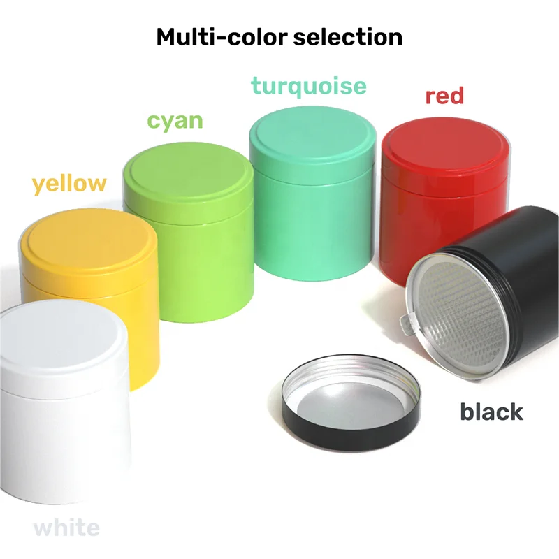 3oz 8oz 10oz 16oz 25oz aluminum easy to tear packaging custom coffee tin matcha tin coffee tin