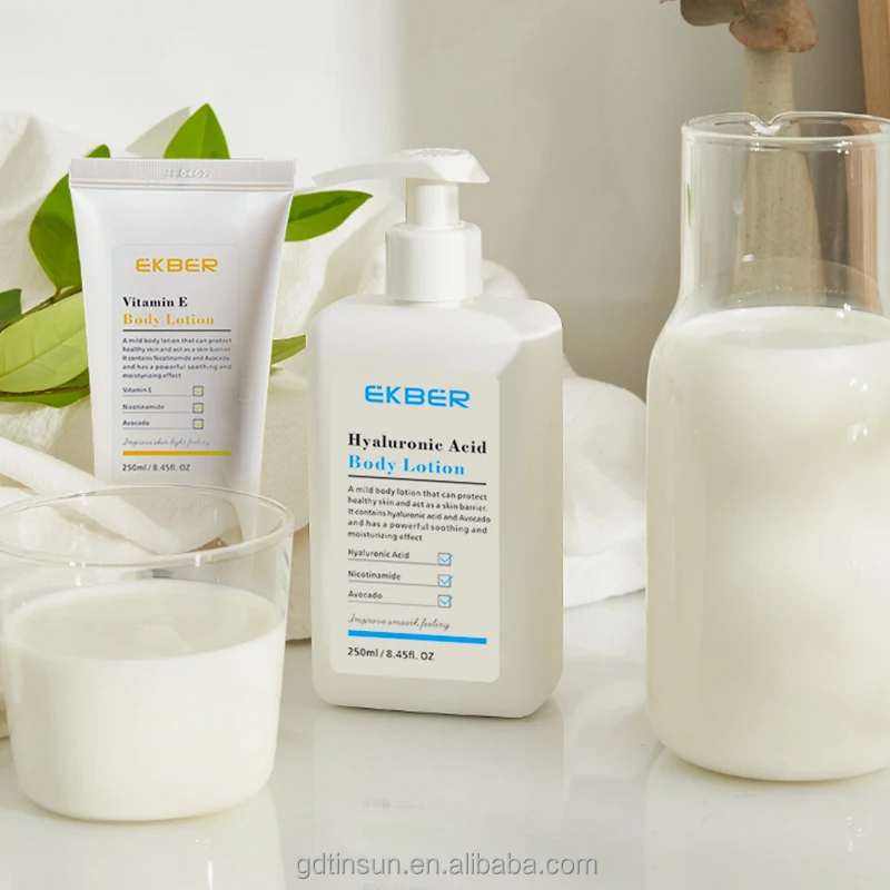 Customize logo Wholesale High Quality Vitamin E Skin Moisturizer Skin Care Firming Brightening Cream Body Lotion