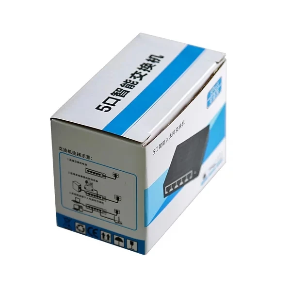 Коммутатор Настольный Rj45 Lan 5 портов