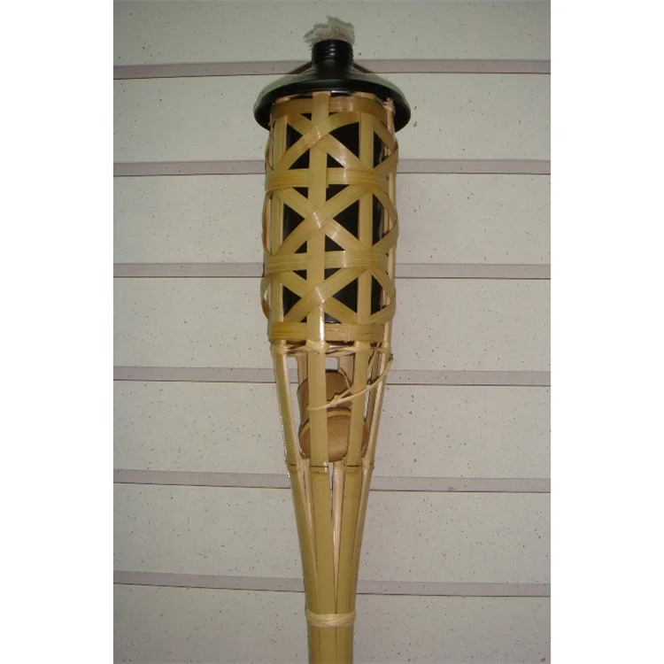 Eco-friendly Bamboo Crafts Decorative Festival Bamboo Tiki Torches