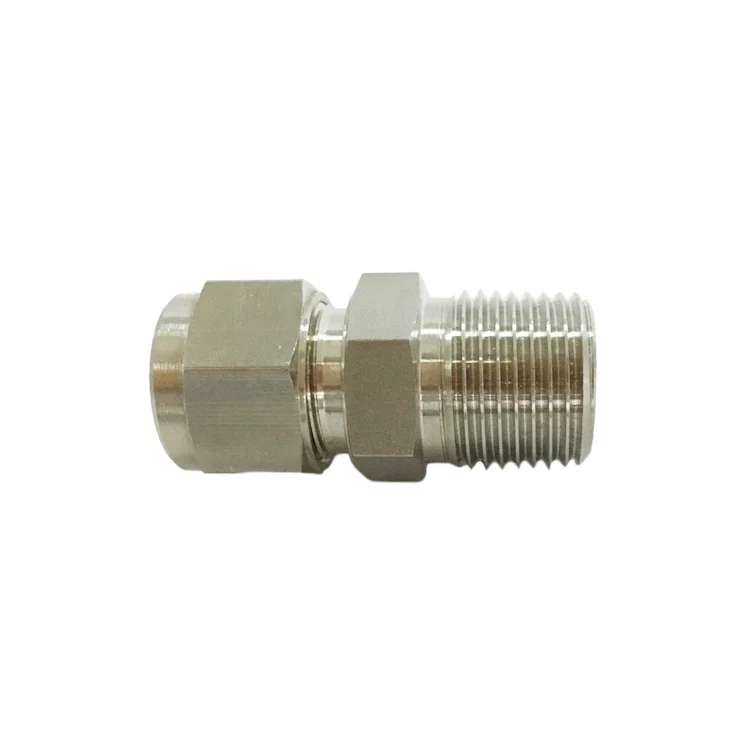 Stainless Steel Straight Union Male Thread Connector