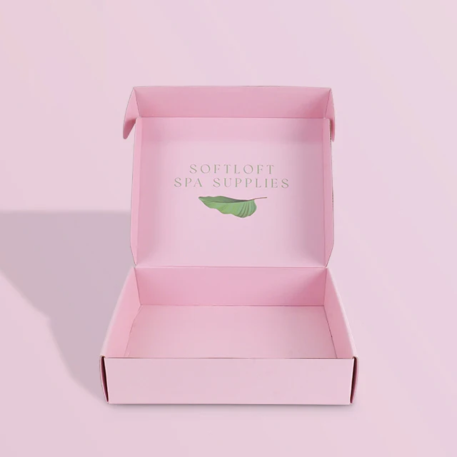 Wholesale Custom Logo Corrugated Paper Box Cute Cosmetic Shipping Box For Shampoo Packaging